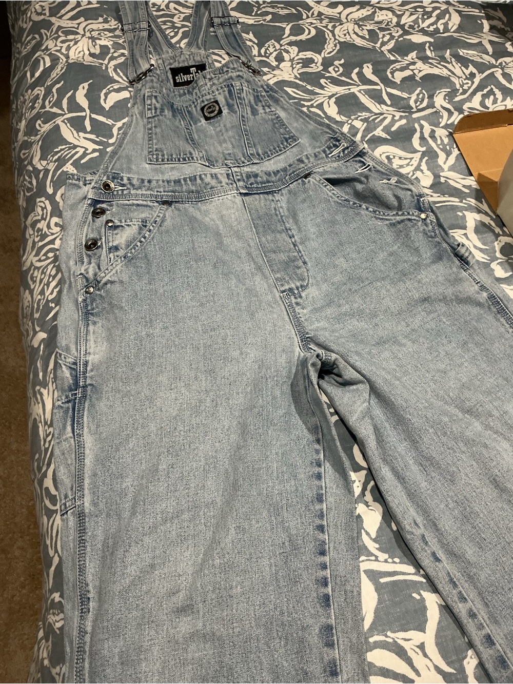 Silver Tab Light Blue women’s Denim Overalls